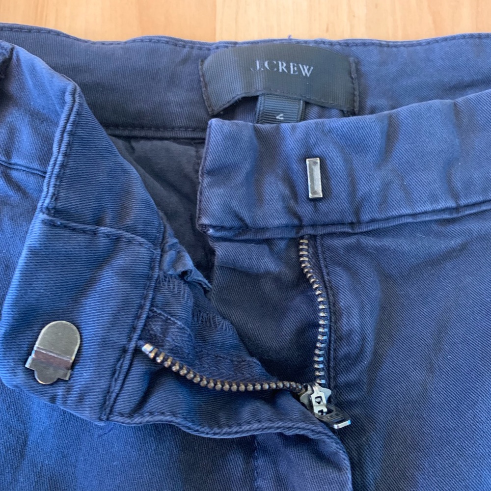 J Crew Bermuda shorts sz 4 navy blue pocket - Picture 5 of 7